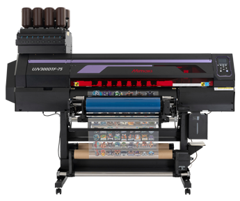 Exemple d’imprimante UV DTF Mimaki UJV300DTF-75